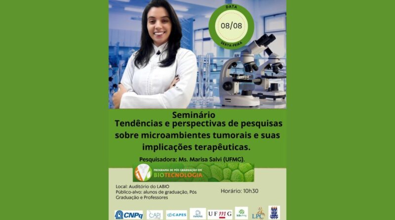 Seminário agendado para dia 8/8/2025
